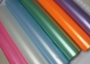 PVC mīksta plēve, elastīga un elpojoša